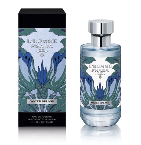 prada l'homme milano water splash